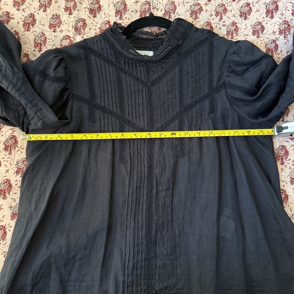 Doen Albertine Top, sz M, Black (pls read). - Picture 13 of 16